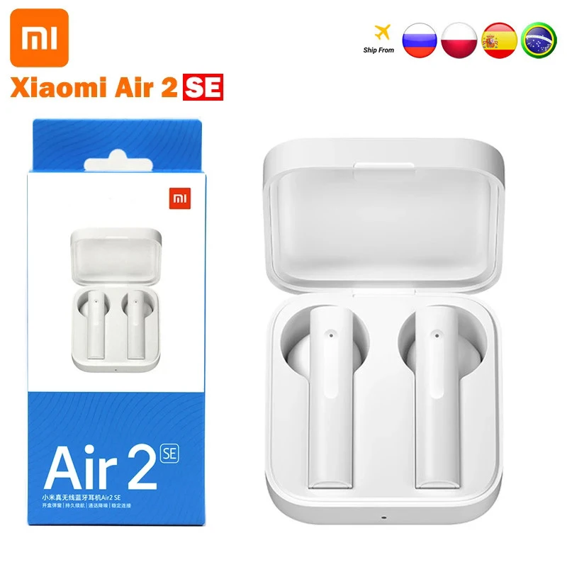 TWS гарнитура Xiaomi Air2 SE фирменная беспроводная AirDot Pro 2 Mi True Bass сенсорный экран 20