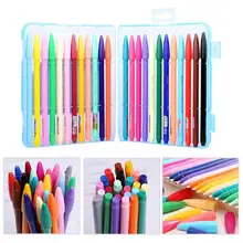 24 цвета/набор акварельных ручек волоконная ручка наконечник крюк линия граффити принадлежности для школы живопись ручка канцелярские принадлежности для студентов офис Papel H1A1