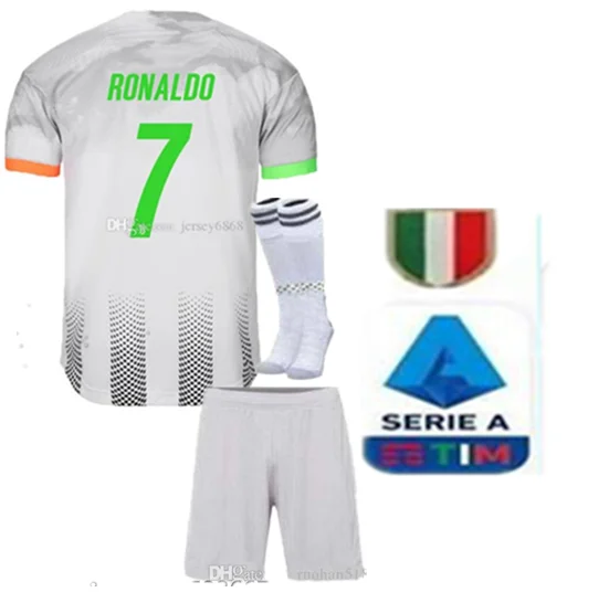 Комплект для взрослых+ носки juve Футбольная Футболка BUFFON Dybala DE LIGT Ramsey Ronaldo Kean футболка для взрослых 19/20 Uwen - Цвет: shirt