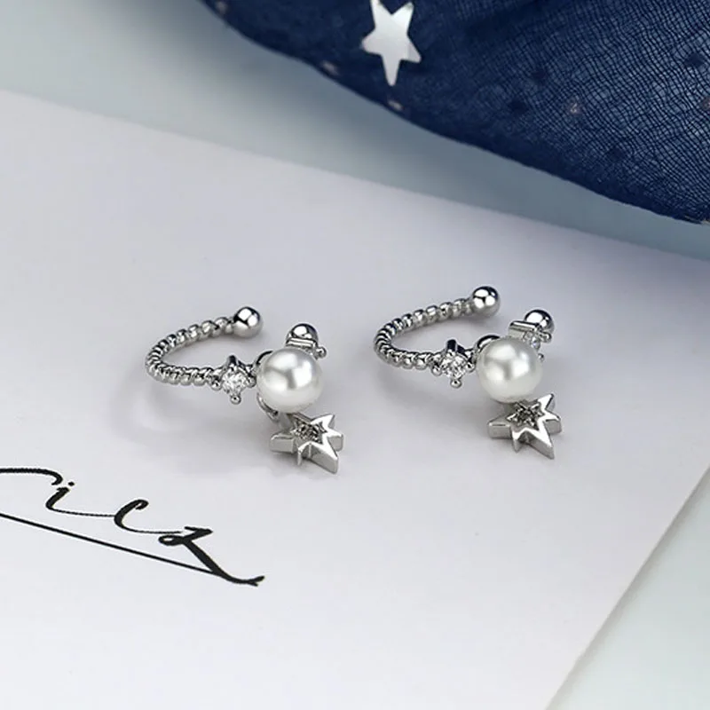Ear Clip Earrings Clip Earrings Ear Clip Ear Accessories 1Pc Helix Cartilage Conch Fake Without Piercing Cuff Earring Earcuff Wrap Rock Earring Cuff No Piercing Women Clip Adjustable
