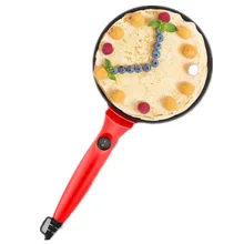 Pizza machine, household electric baking pan, automatic barbecue machine, non-stick pan, kitchen assistant multi-function electric crepe maker 600w non stick pizza pancake machine griddle baking pan cake machine kitchen appliances