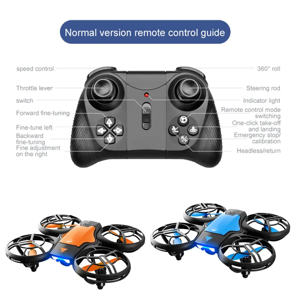 2021 NEW Quadcopter V8 drone 4k profesional 1080P 480P HD Camera WiFi Fpv Air Pressure Altitude Hold Black RC Drone Toy
