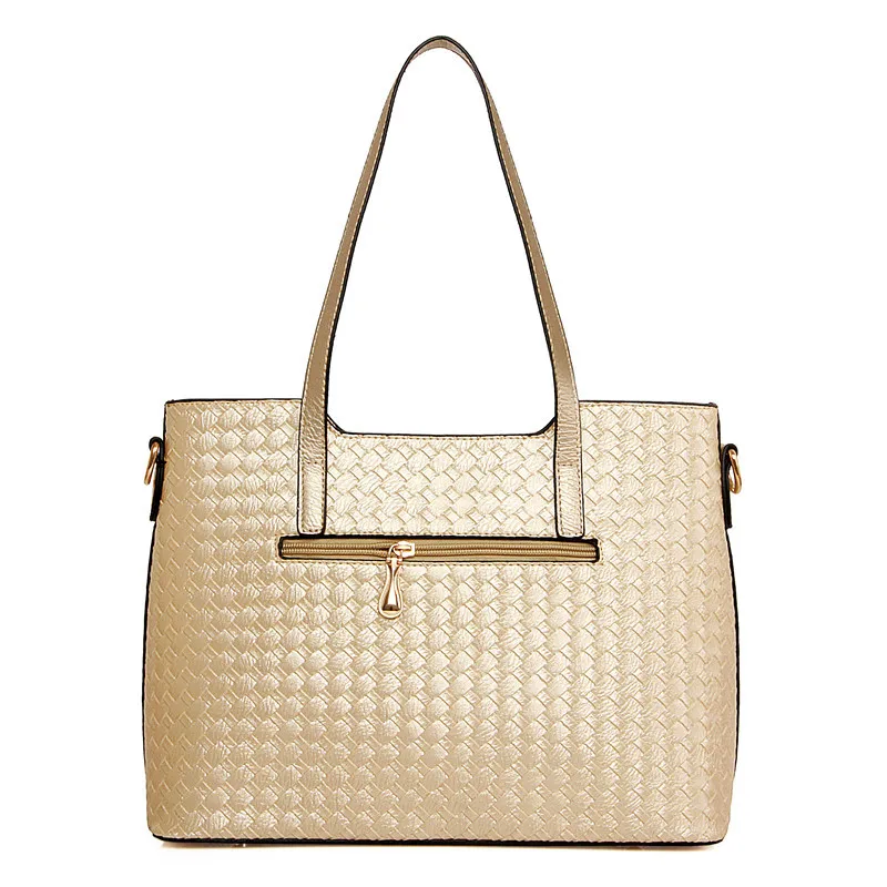 

WOMEN'S Bag Handbag Large Bag New Style Fashion Woven Pattern Three-piece Set Different Size Bags Shoulder Simple WOMEN'S Bag