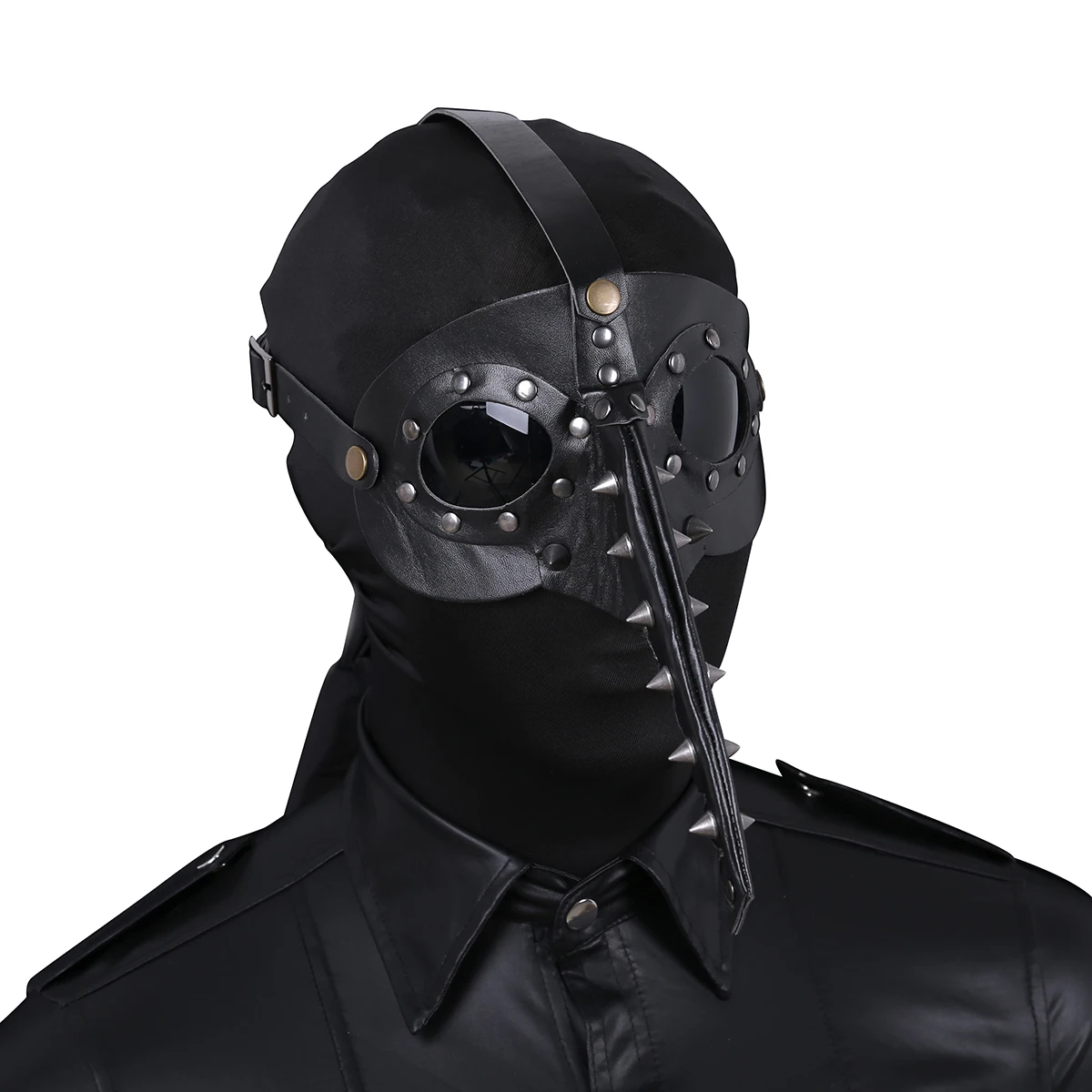 Plague Doctor Bird Mask PU Leather Punk Gothic Cosplay Masks Long Nose Beak Cosplay Steampunk Halloween Costume Props Masks