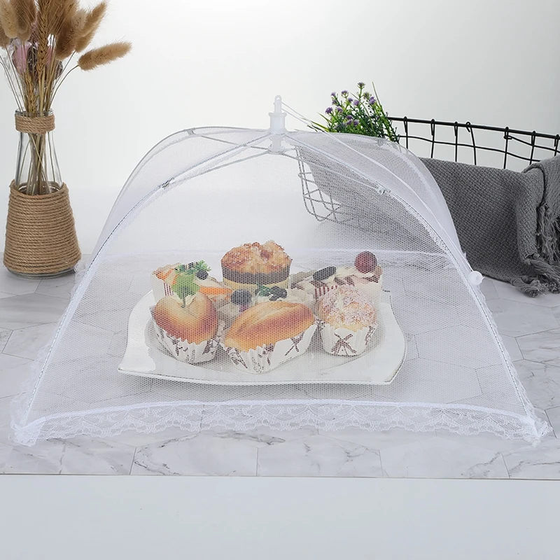 1 шт. сетчатые контейнеры пищевые большие сетчатые защитные контейнеры для защиты пищевых продуктов защитный тент купольный сетчатый зонтик для пикника