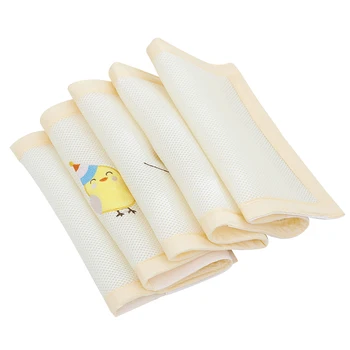 

Printing Cartoon Baby Bed Bumper Summer Safety Portable Half Around Breathable Mesh Crib Nursery Collision-Proof Washable