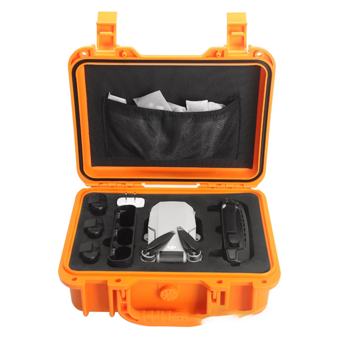  Waterproof Safety Box Explosion-proof Portable Carrying Case for DJI Mavic Mini Drone - Orange