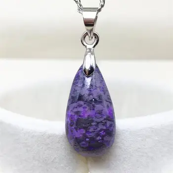 

Genuine Natural Purple Sugilite South Africa Pendant Water Drop Women Men Reiki 20x16x7mm Fashion Jewelry AAAAA