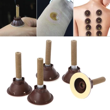 

50Pcs/Set Self-stick Paste Moxibustion Tube Candle Acupuncture Points Massage