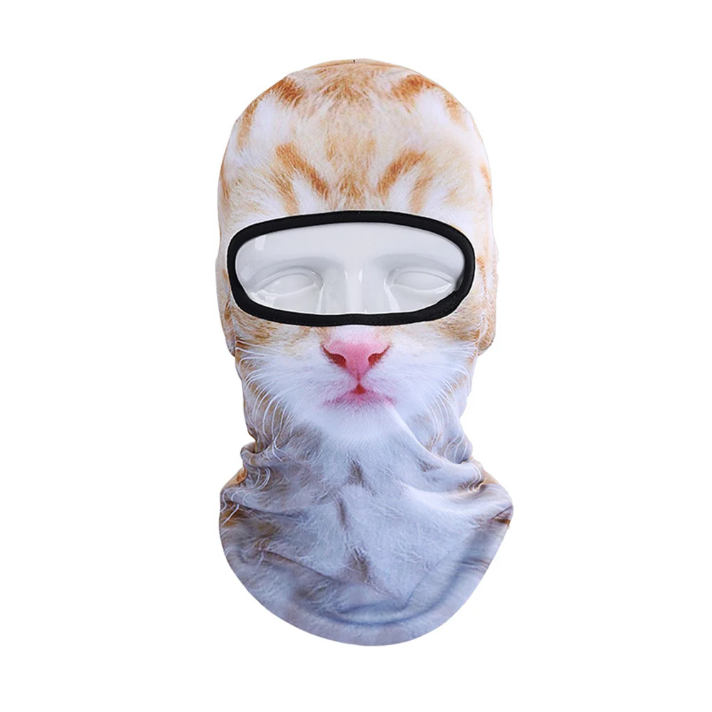 3D маска для езды на велосипеде с животными, шапка шляпы для Хэллоуина, велосипедная маска для катания на лыжах, защитная маска для всего лица, свободный размер
