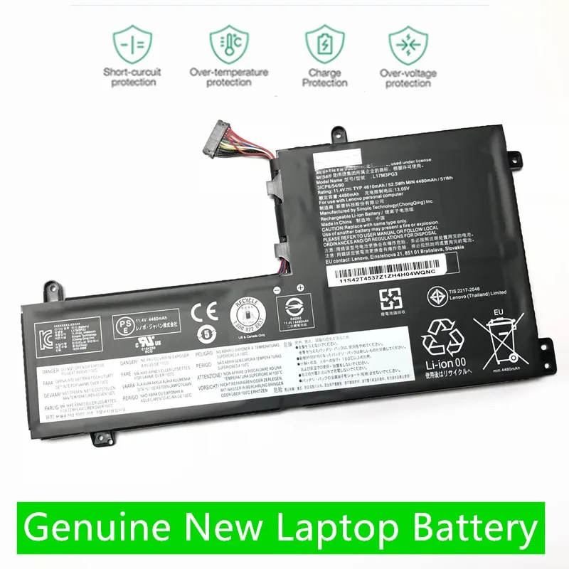 PUGASR L17M3PG1 Laptop Battery Compatible With Lenovo - View #7