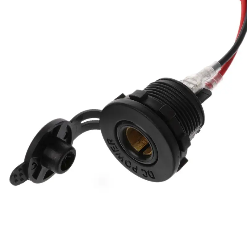 12V 24V Стандартный машинная Зажигалка для сигарет мужчина к Hella DIN Кабель-адаптер с Водонепроницаемый Кепки для автомобилей SUV ATV