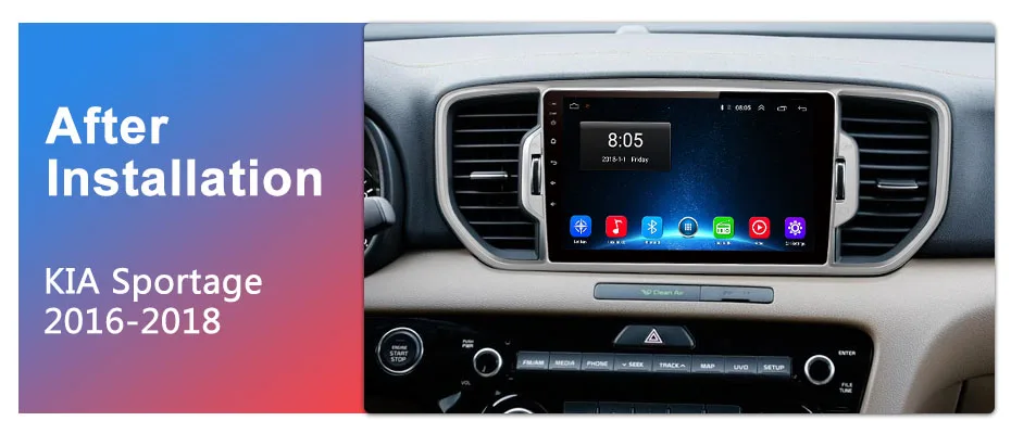 Junsun 2G+ 32G Android 9,0 для KIA Sportage 4 KX5 Авто 2 din Радио стерео плеер Bluetooth gps навигация