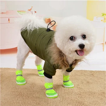 

Cotton Dog Clothes For Small Dogs Soft Fur Hoodie Windproof Warm Dog Coat Pet Jacket Winter Clothing For Chihuahua Yorkshire