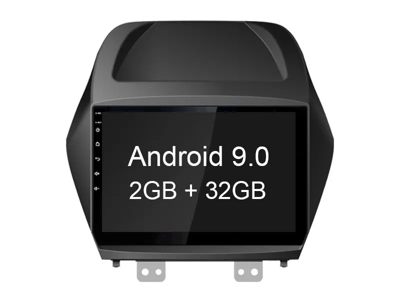 2GRAM 32GROM Besina 9 дюймов Android 9,0 Автомагнитола для hyundai TUCSON IX35 2009- мультимедийный плеер wifi gps навигация аудио стерео 2G+ 32G - Цвет: 2GRAM 32GROM