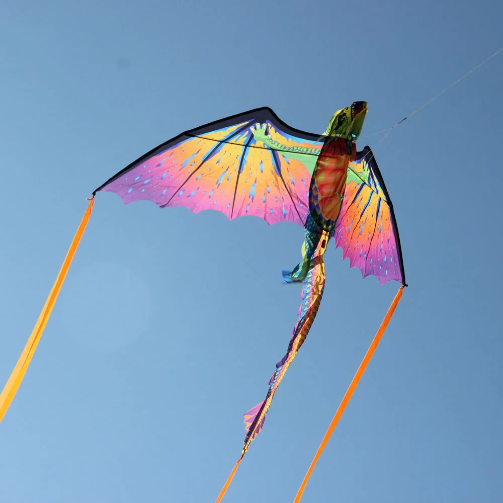 3D воздушный змей Pterosaur летающий дракон с длинными хвостами уличные забавные