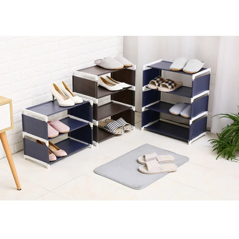 Современный нетканый тканевый стеллаж для хранения пространства|Обувные шкафы| |