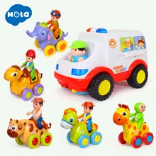 HOLA 836& 366, набор для скорой помощи, 2 в 1, детские игрушки, набор для ролевых игр и медицинский набор, игрушечный автомобиль