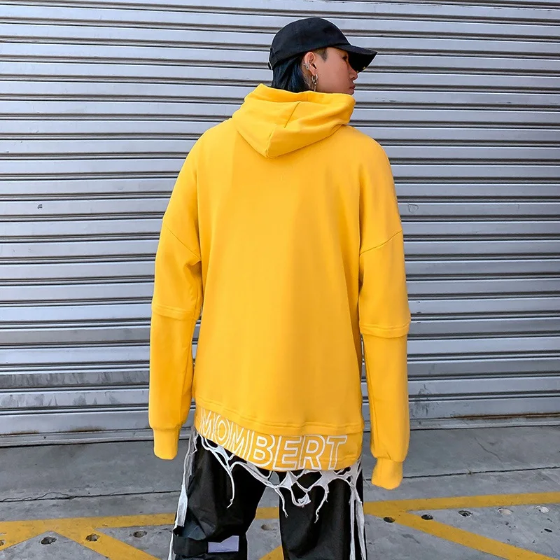 Япония уличная Фея печати толстовки хип хоп стиль Swag Tyga Sudadera Hombre курить оверсайз черный белый хлопок одежда