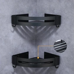 Bathroom Shelves Perforation-free WC Dresser Triangle Storage Rack Storage Rack Wall-mounted Shampoo Rack Bathroom Accessories