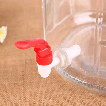 

1Set Plastic Glass Wine Bottle Faucet Jar Barrel Water Tank Faucet With Filter Wine Valve Water Dispenser Switch Tap Bibcocks