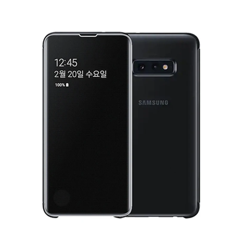 Чехол для телефона samsung Mirro Clear View, чехол для samsung GALAXY S10 S10E G9700 S10+ S10Plus, тонкий флип-чехол