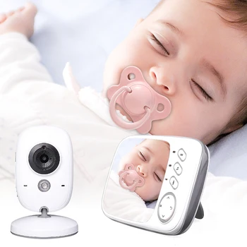 

3.2 inch Wireless Video Color Baby Monitor High Resolution Security Camera Night Vision Temperature Monitoring Baby Nanny