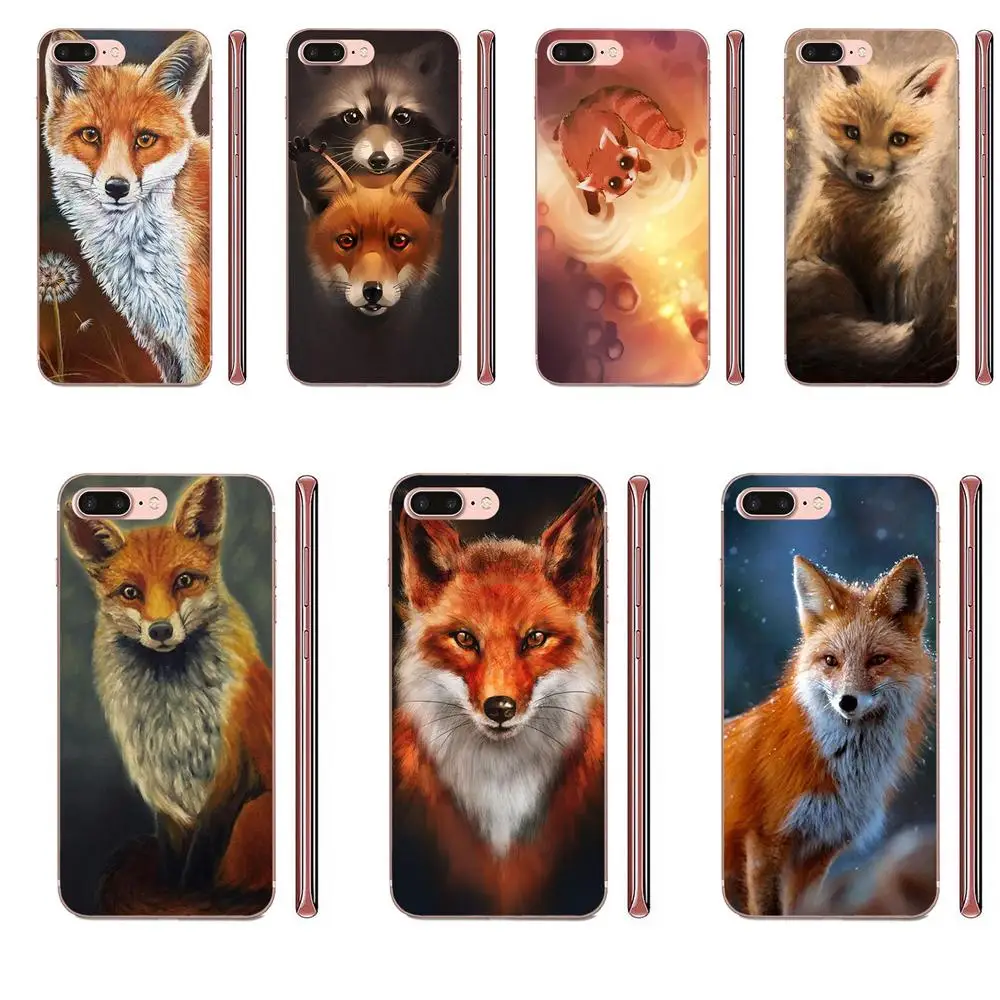 Case Fashion For Samsung Galaxy Note 5 8 9 S3 S4 S5 S6 S7 S8 S9 S10 5G mini Edge Plus Lite Fox Sleeping In The Snow Picture | Мобильные