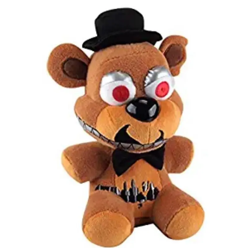 18-25 см FNAF Five Nights at Freddy's Night медведь Фредди Бонни кролик Фокси Чика баллора спрингтра мягкие животные плюшевые игрушки - Цвет: Прозрачный