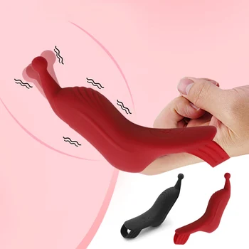 Mini Fingertip Finger Pull Finger Shaped Vleeve Vibes Vagina Clitoris Stimulator G Spot Vibrator Sex Toys for Women 1