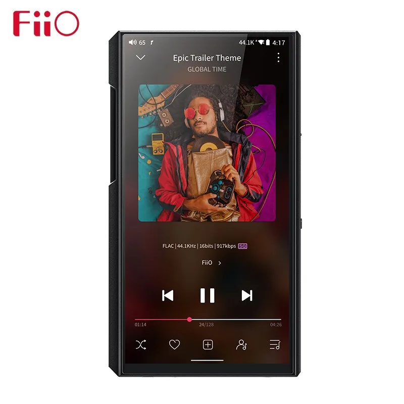 FiiO M11 Plus LTD Stainless Steel 5.5inch 64G Android 10, Snapdragon 660 Hi-Res MP3 Bluetooth 5.0 Music Player with Dual AK4497