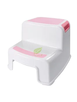 

Chair for Kids Children's Non-slip Feet Increase Step Double Stool Baby Wash Bathroom Bathroom Foot Rest Small Bench