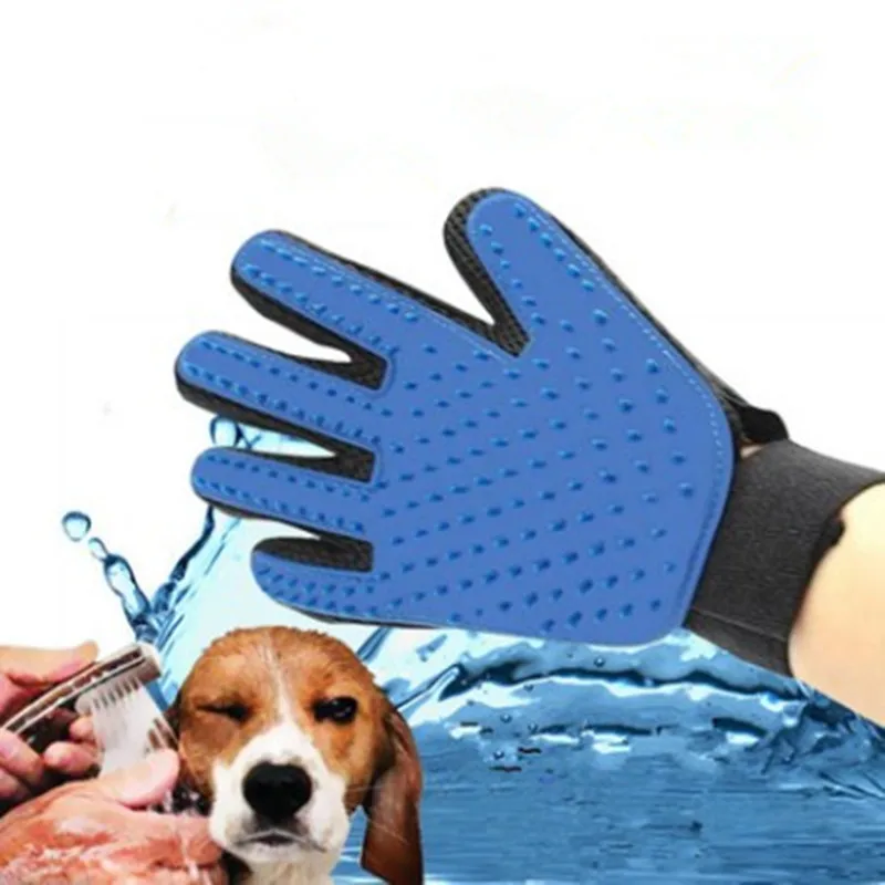 Горячая распродажа Кот щетка для домашних животных перчатка Deshedding нежный