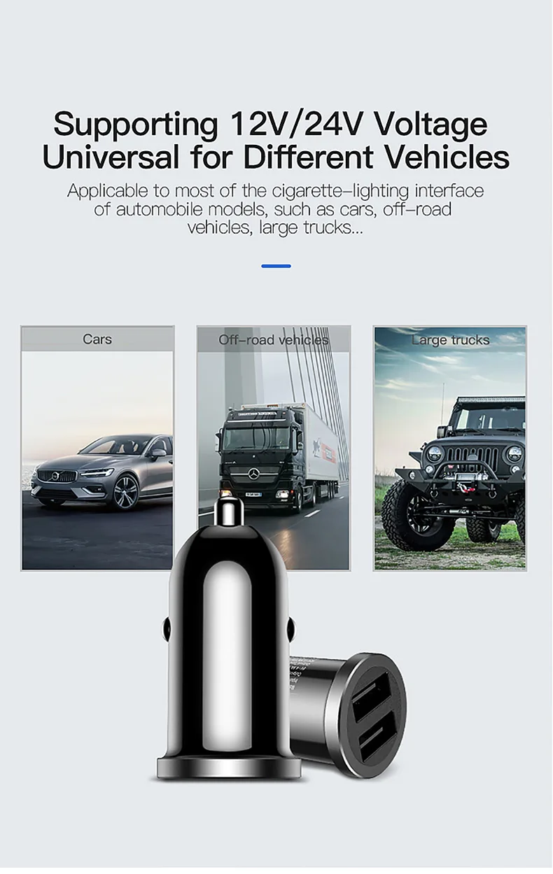 TOTU 2USB Интеллектуальное Быстрое Автомобильное usb-устройство для зарядки телефона для iPhone 11 Pro Max Xiaomi huawei P30 быстрое PD автомобильное зарядное устройство для телефона