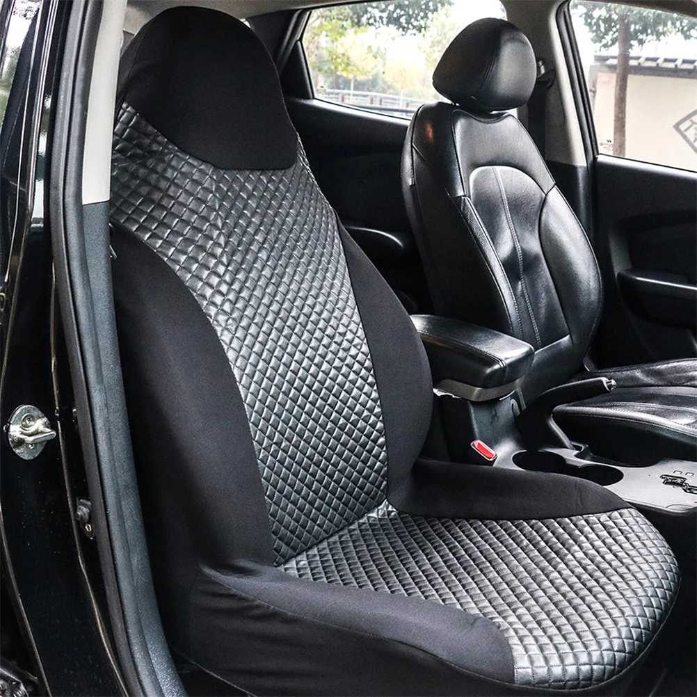 

1PC Car Seat Cover Comfortable Breathable PU Mesh Seat Protectors For Universal Car SUV Cargo Automobile