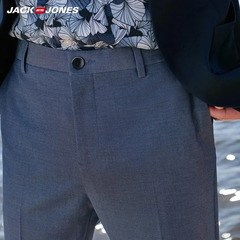 JackJones мужские смарт-повседневные брюки длиной до щиколотки брюки 219314540