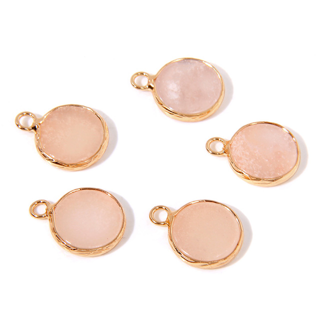 Druzy Stone Pendants Irregular Crystal Winding Pendant Agates Quartzs Aventurine Amethysts Charms For Necklace Jewelry