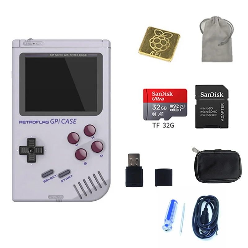 Kit 1 Чехол Retroflag GPi для Raspberry Pi Zero и Zero W с безопасным отключением - Цвет: Kit 1