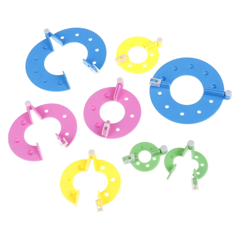 

8pcs Pompom Maker Kit Knitting Crafts Different Sizes Plush Ball Making Tool For Drop Shipping