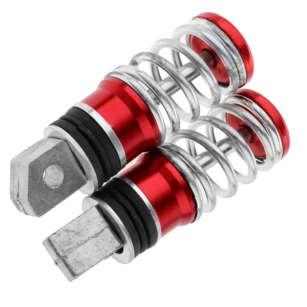 Motorcycle Modified Passenger Rear Seat Foot Pegs Footrests Pedals Steps - 2PCS