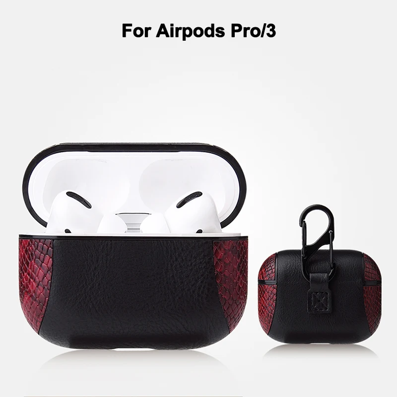 Роскошный кожаный чехол для Apple Air pods 3 Pro защитный чехол для Apple Airpods Pro противоударный чехол для Airpods Pro 3 2 1 чехол