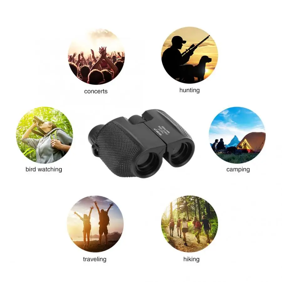 10X Hunting Telescope Waterproof High-definition Binocular Telescope High-precision Telescope Concerts Bird Watching Tools