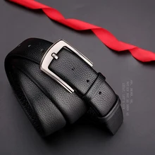 

Fashion Pin Buckle Belt 130 Cm Classic Luxury Design Brand Eyelet Pure Cowhide Belt Leisure Business Travel Men And Women Belt