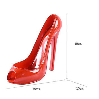 

New High Heel Wine Rack Resin Wine Bottle Display Stand Home Living Room Hotel Table Decoration Wedding Ornament Gold