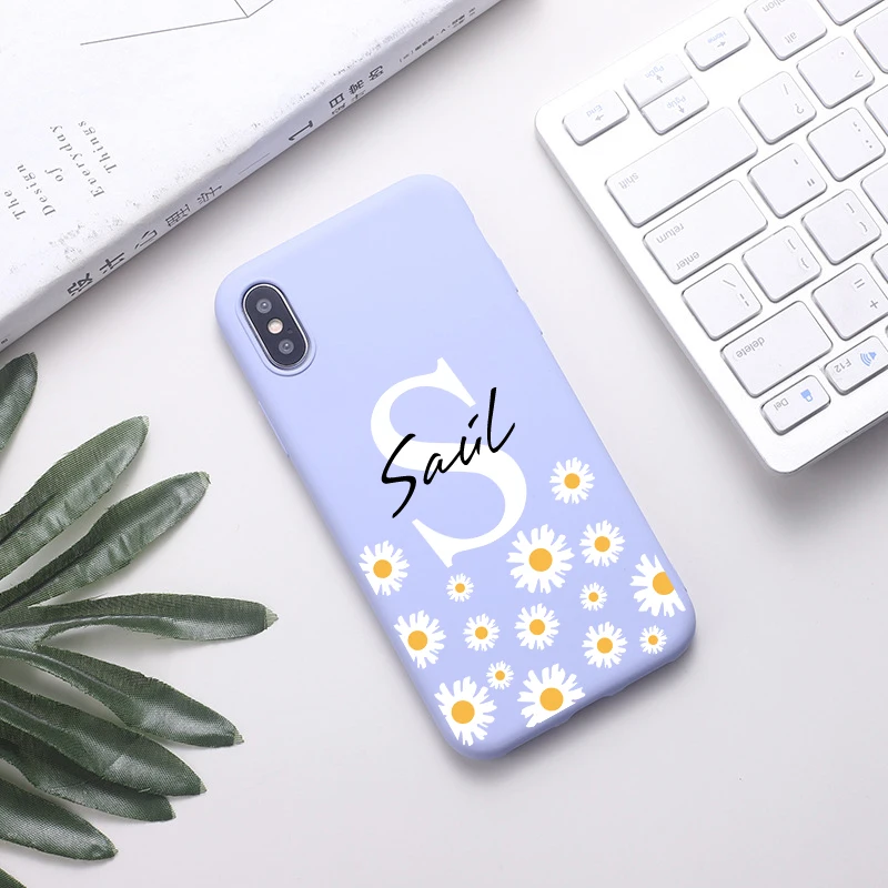 Custodia Per Telefono Fai Da Te Con Lettera Iniziale Con Nome Personalizzato Per Custodia In Silicone Huawei P20 P30 P40 Lite Pro