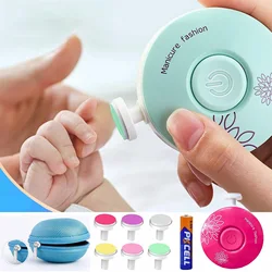 Electric Lime Nail Clipper Goods For Newborn Baby Nail File Care Manicure Set Baby Trimmer Accessories Newborn Baby Hygiene Kit