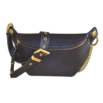 

Natural Cowhide Leather Women Bag leather waist bag 2020 New Fashion Chest bag One shoulder slant cross women bag