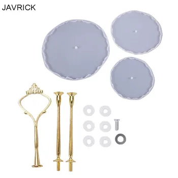 

Crystal Epoxy Resin Mold Three-layer Fruit Tray Casting Silicone Mould DIY Tool