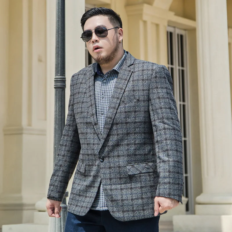 New Arrival Fashion Super Large Mens Suit Jacket Blazers Men Young Loose Single Breasted Casual Plus Size XL-3XL4XL5XL6XL7XL8XL