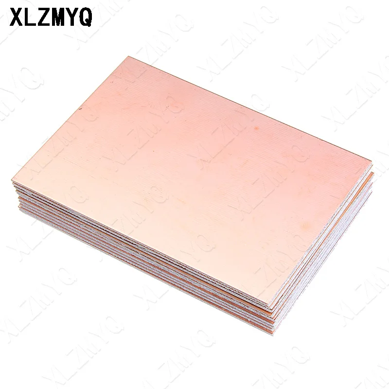유리 섬유 보드 PCB 단면 프로토타입 보드, DIY 라미네이트 인쇄 회로 기판, 전자 플레이트, 10x15cm, FR4, 5 개/로트